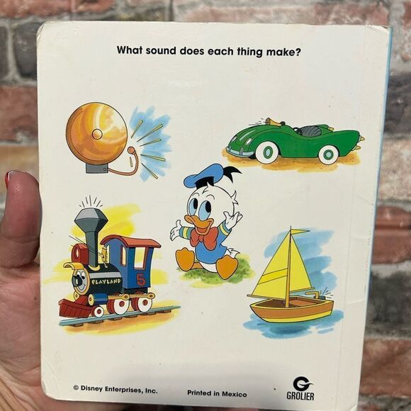 5 for $25🔥VTG Disney Babies Baby Donald Goes To The Playground- Board Book - Picture 2 of 3